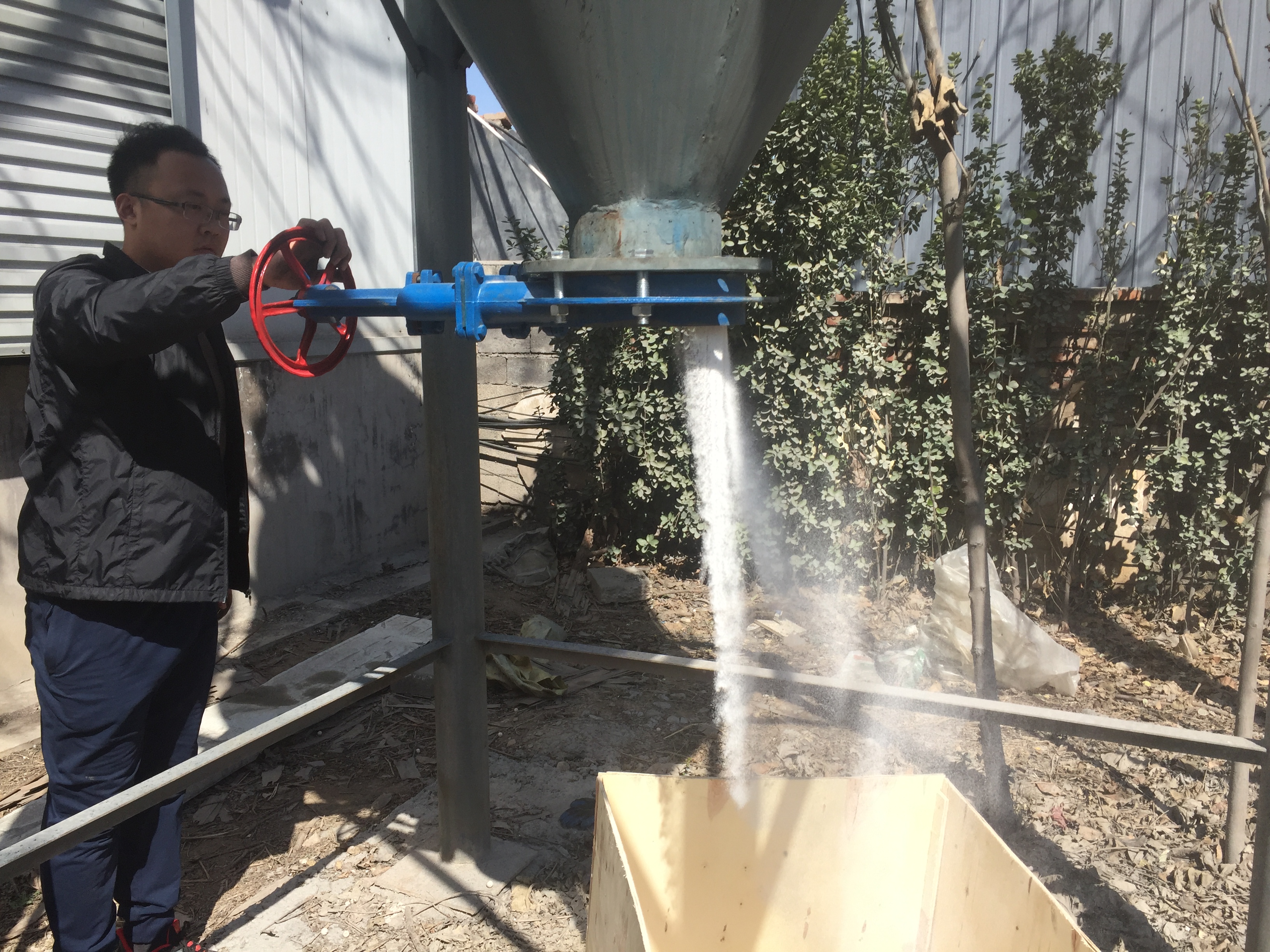 氣力輸送系統(tǒng)物料回收點